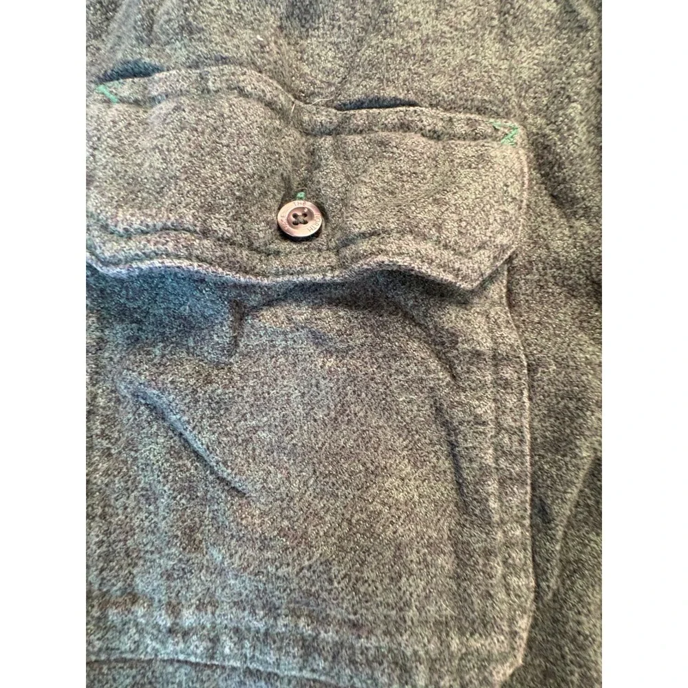 The North Face Mens Flannel‎ Shirt Button Up Long Sleeve Green Small